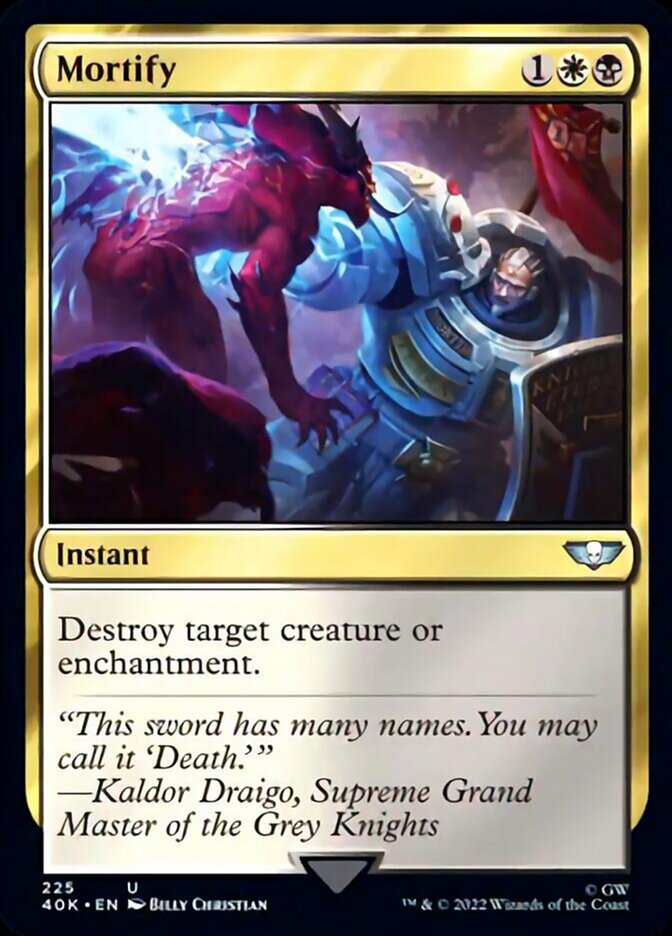 Mortify (Surge Foil) [Universes Beyond: Warhammer 40,000] | Local Legends