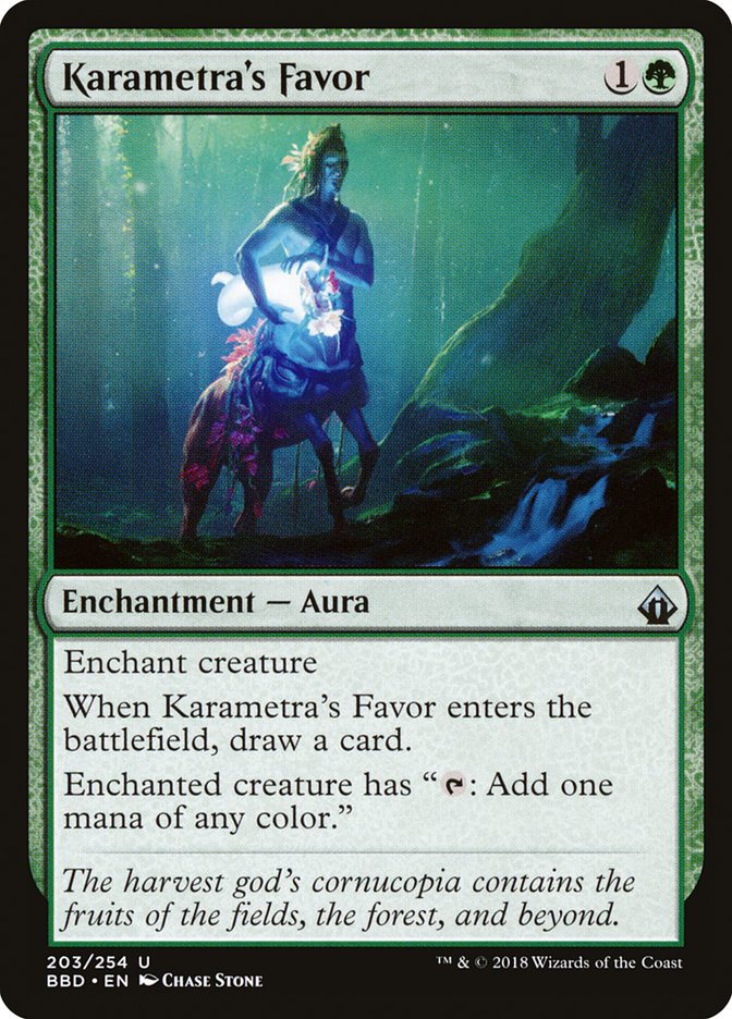 Karametra's Favor [Battlebond] | Golgari Games