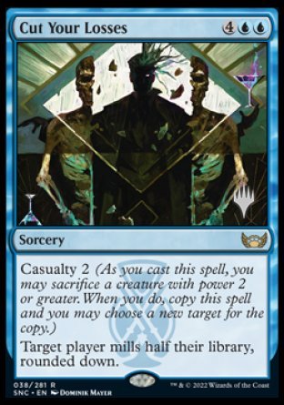 Cut Your Losses (Promo Pack) [Streets of New Capenna Promos] | Local Legends