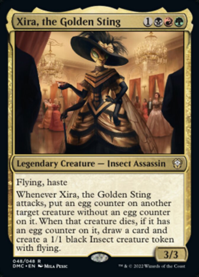 Xira, the Golden Sting [Dominaria United Commander] | Golgari Games