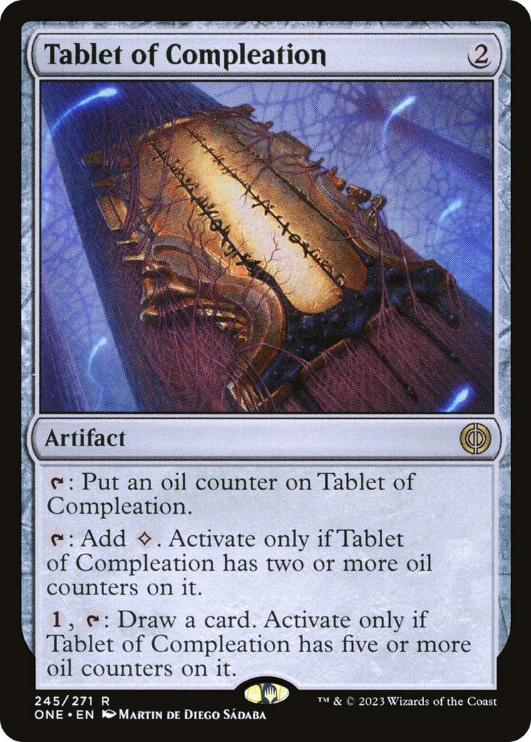 Tablet of Compleation [Phyrexia: All Will Be One] | Golgari Games