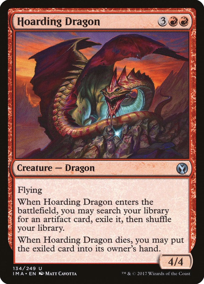 Hoarding Dragon [Iconic Masters] | Golgari Games