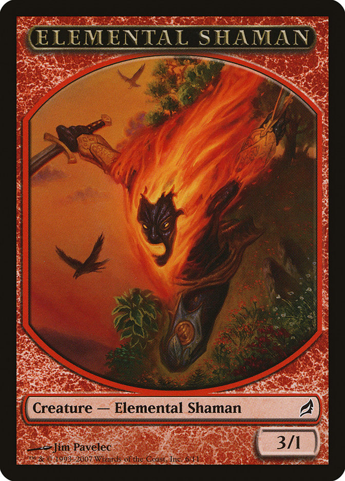 Elemental Shaman Token [Lorwyn Tokens] | Golgari Games