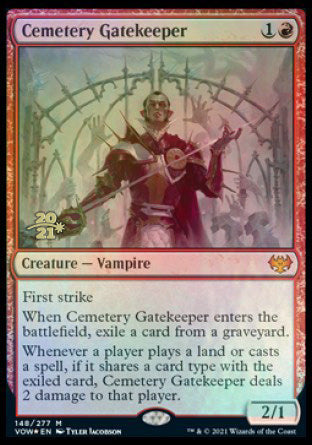 Cemetery Gatekeeper [Innistrad: Crimson Vow Prerelease Promos] | Golgari Games