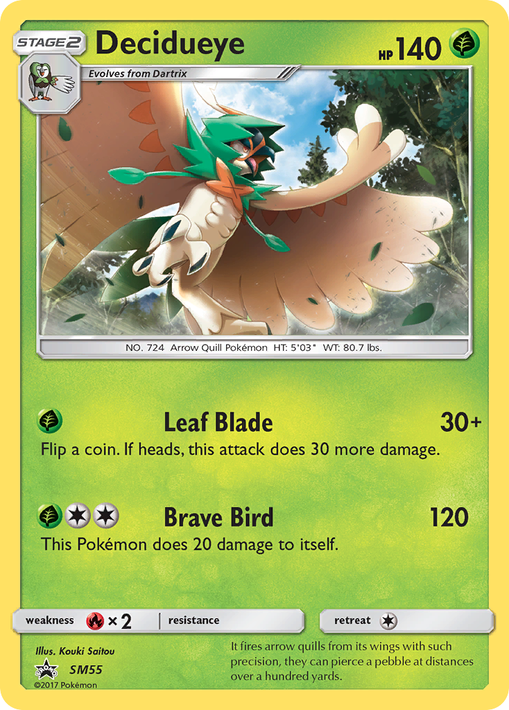 Decidueye (SM55) [Sun & Moon: Black Star Promos] | Golgari Games