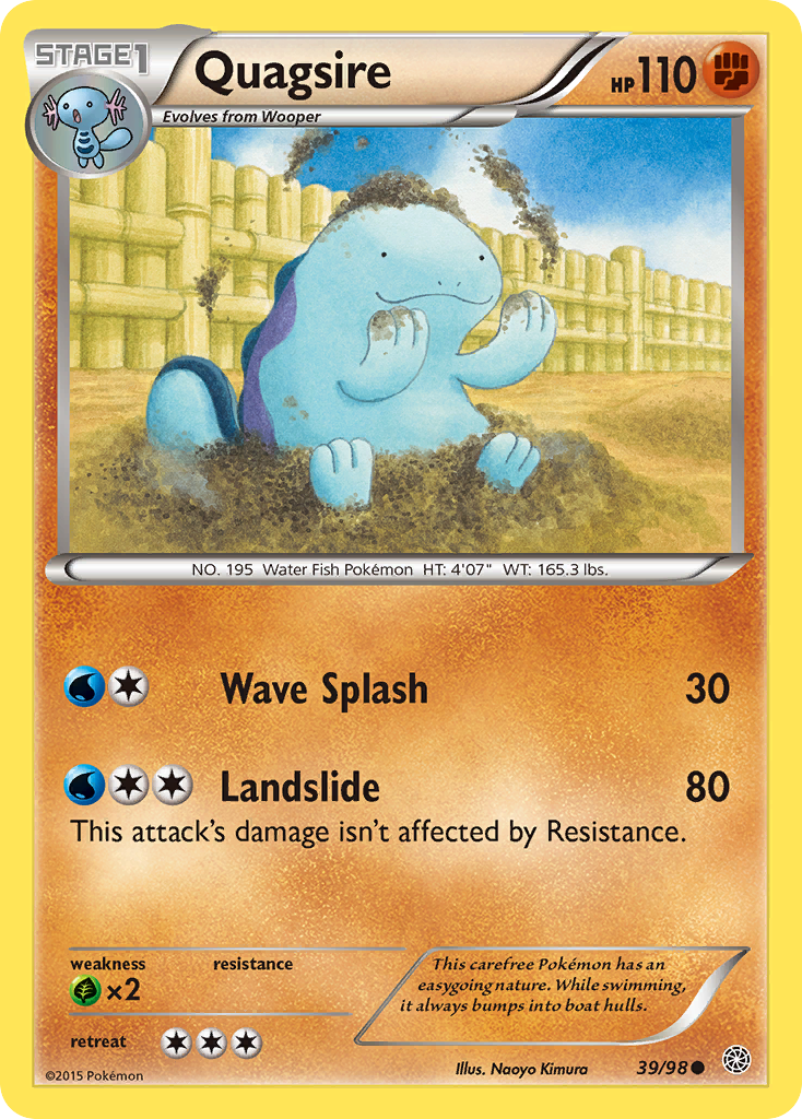 Quagsire (39/98) [XY: Ancient Origins] | Golgari Games