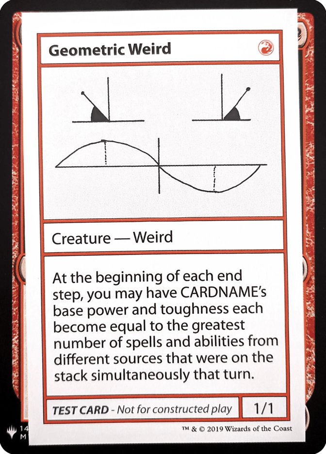 Geometric Weird [Mystery Booster Playtest Cards] | Golgari Games