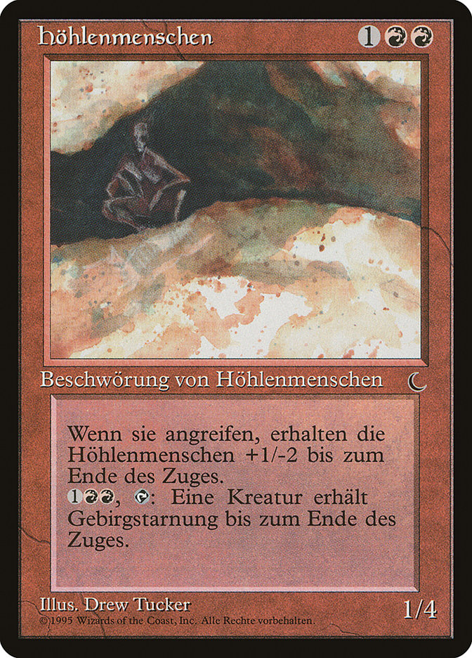 Cave People (German) - "Hohlenmenschen" [Renaissance] | Golgari Games