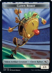 Clown Robot (002) // Treasure (013) Double-sided Token [Unfinity Tokens] | Golgari Games