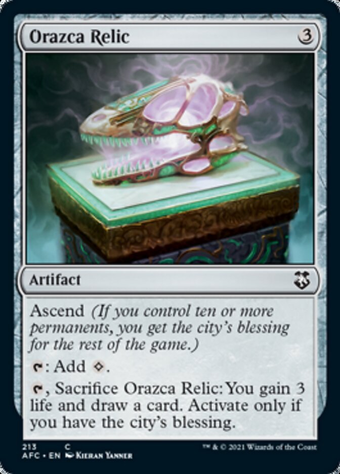 Orazca Relic [Dungeons & Dragons: Adventures in the Forgotten Realms Commander] | Local Legends