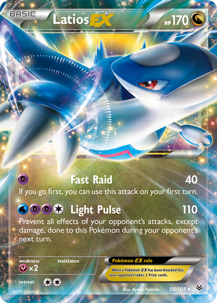 Latios EX (58/108) [XY: Roaring Skies] | Golgari Games