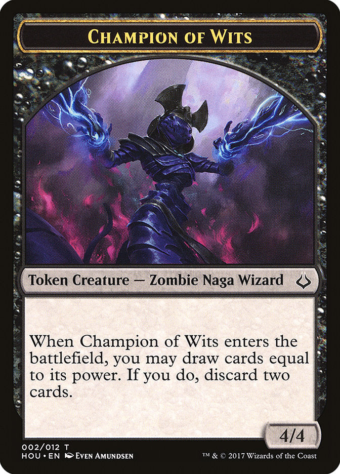 Champion of Wits Token [Hour of Devastation Tokens] | Golgari Games