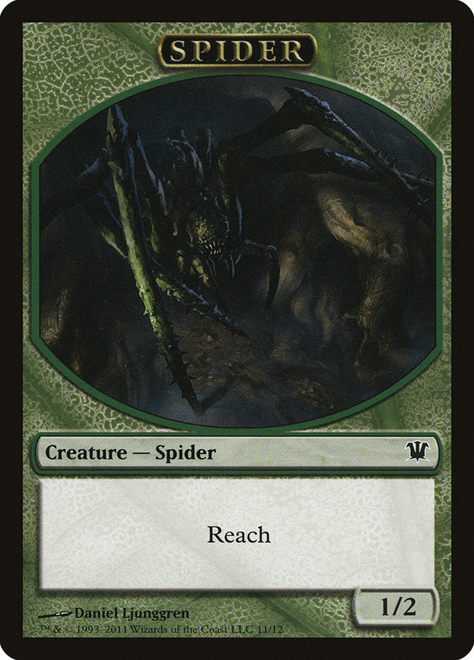 Spider Token [Innistrad Tokens] | Golgari Games