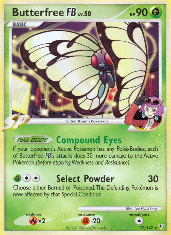 Butterfree FB (17/147) [Platinum: Supreme Victors] | Golgari Games