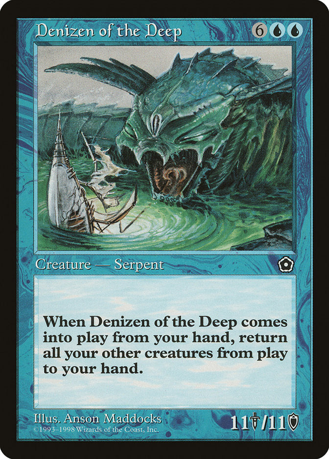 Denizen of the Deep [Portal Second Age] | Golgari Games