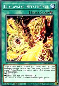 Dual Avatar Defeating Evil [PHRA-EN059] Common | Golgari Games