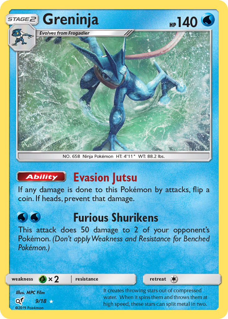 Greninja (9/18) [Sun & Moon: Detective Pikachu] | Golgari Games