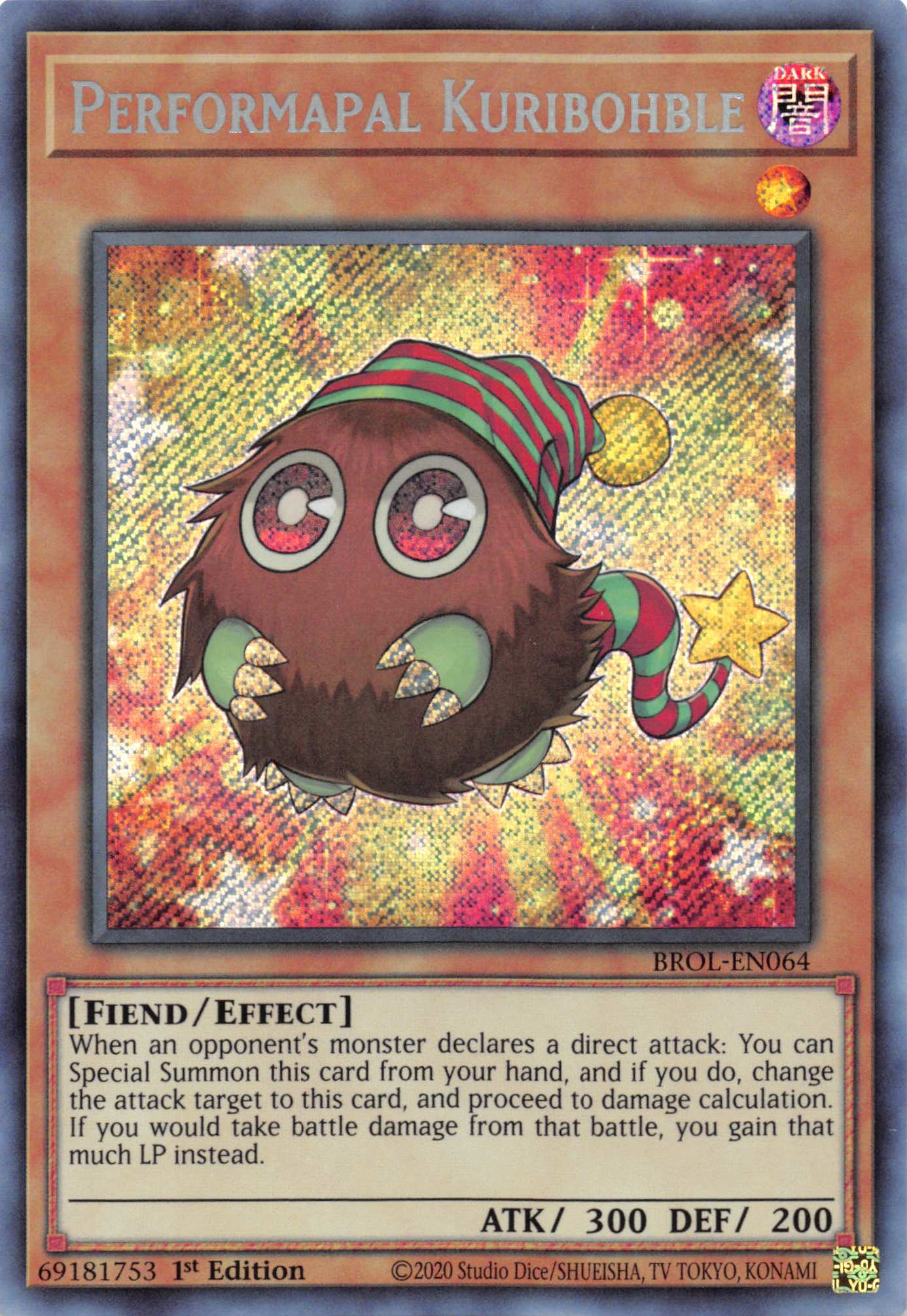 Performapal Kuribohble [BROL-EN064] Secret Rare | Golgari Games