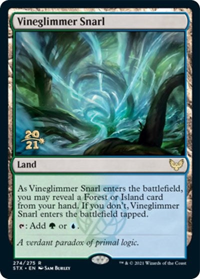 Vineglimmer Snarl [Strixhaven: School of Mages Prerelease Promos] | Golgari Games