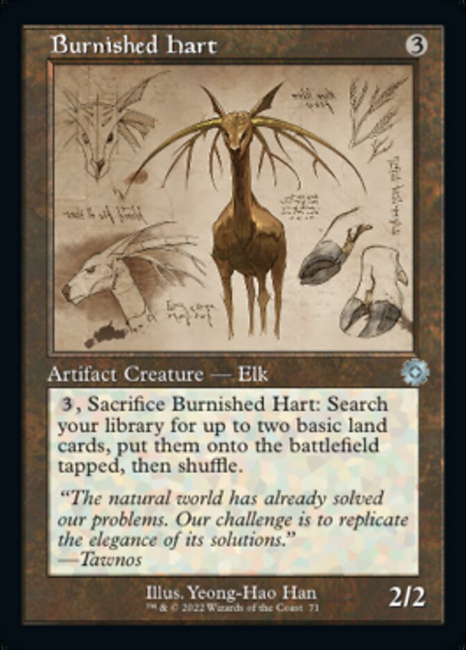 Burnished Hart (Retro Schematic) [The Brothers' War Retro Artifacts] | Golgari Games