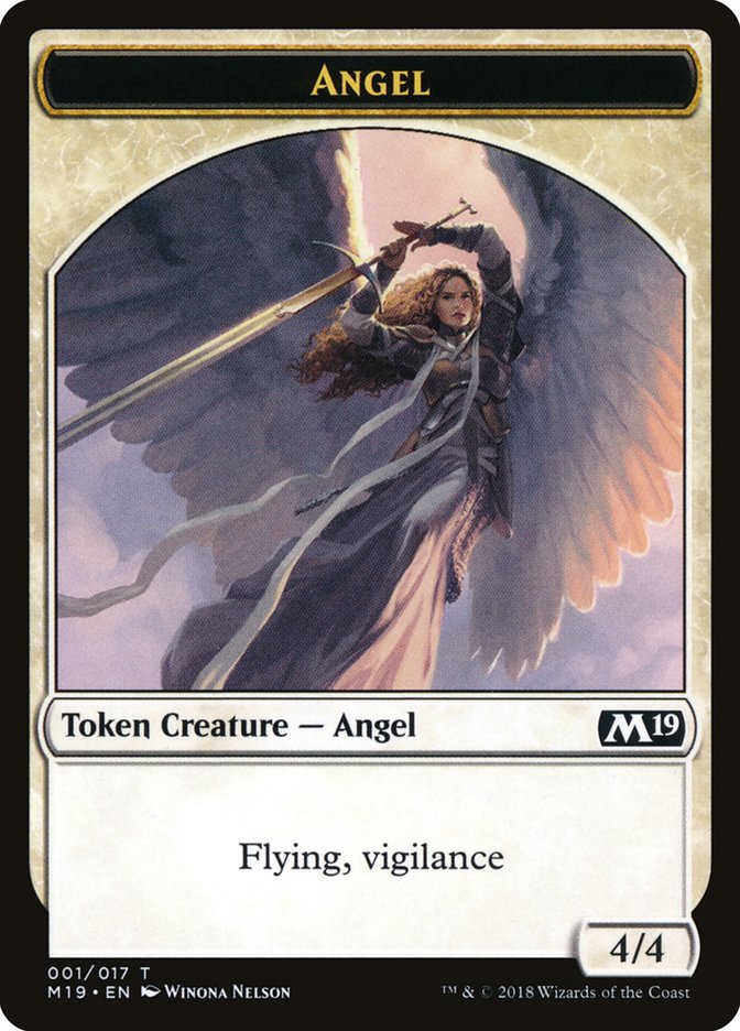Angel Token [Core Set 2019 Tokens] | Local Legends