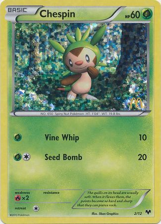 Chespin (2/12) [McDonald's Promos: 2014 Collection] | Golgari Games