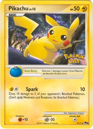 Pikachu (9/17) (Pokemon Day) [POP Series 6] | Golgari Games