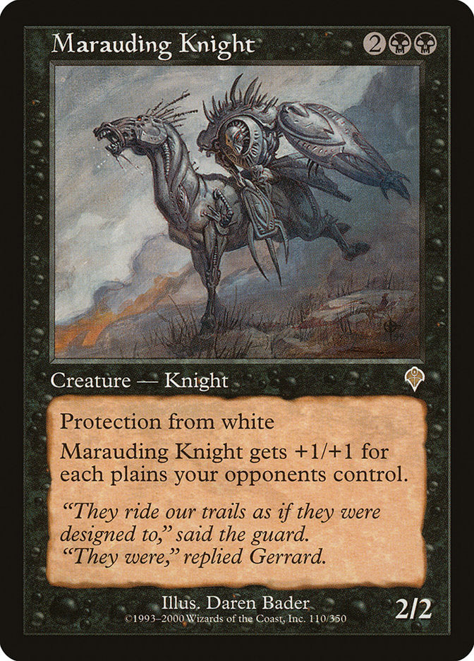 Marauding Knight [Invasion] | Golgari Games