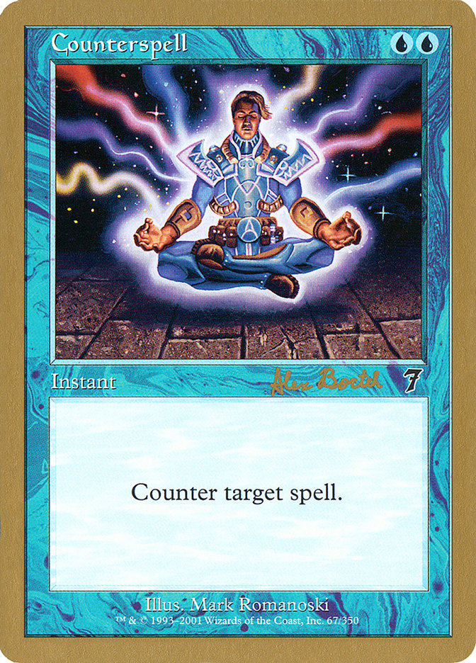 Counterspell (Alex Borteh) (7ED) [World Championship Decks 2001] | Golgari Games