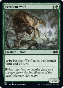 Pestilent Wolf [Jumpstart 2022] | Golgari Games