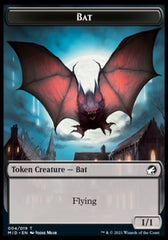 Human // Bat Double-sided Token [Innistrad: Midnight Hunt Tokens] | Local Legends