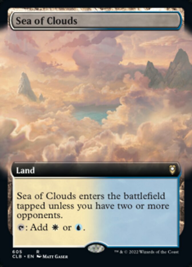 Sea of Clouds (Extended Art) [Commander Legends: Battle for Baldur's Gate] | Local Legends