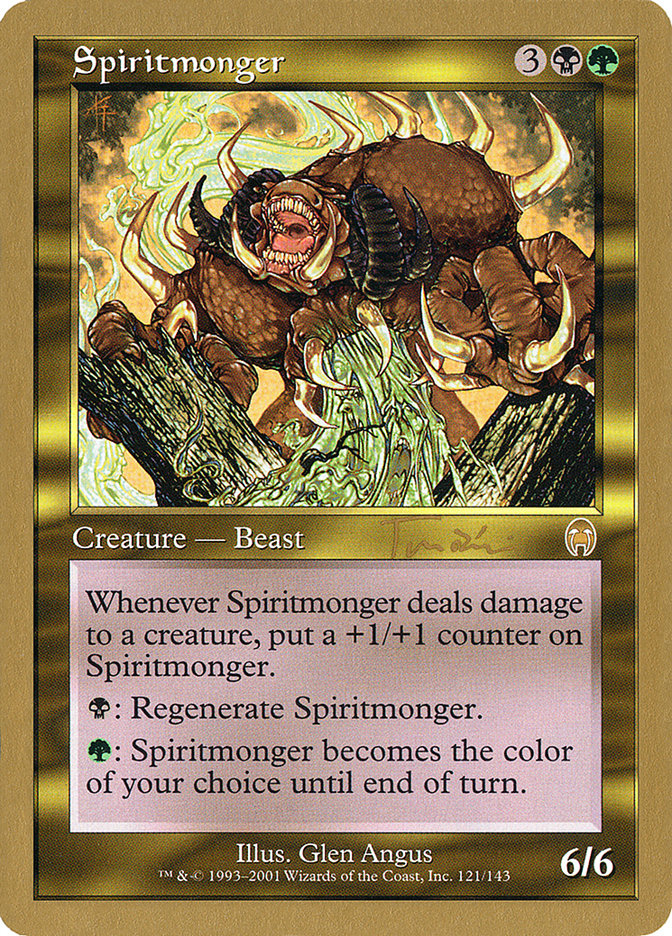 Spiritmonger (Jan Tomcani) [World Championship Decks 2001] | Golgari Games