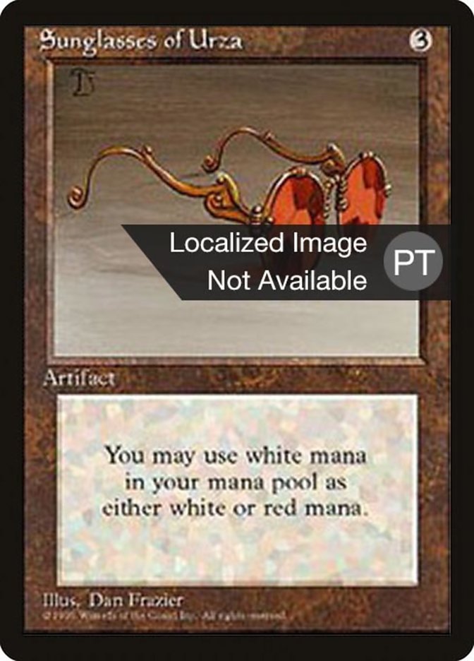 Sunglasses of Urza [Fourth Edition (Foreign Black Border)] | Golgari Games