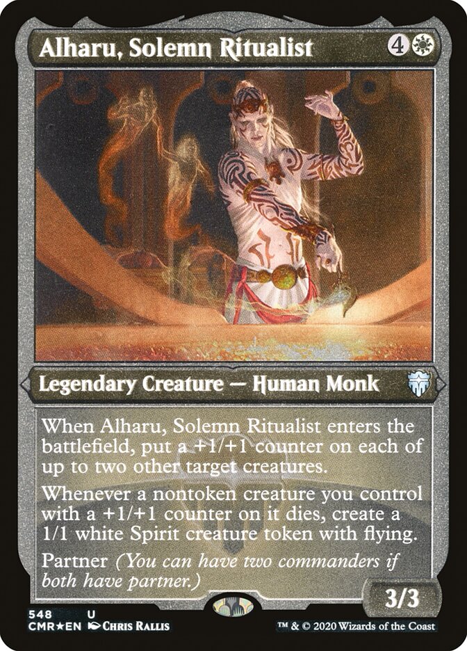 Alharu, Solemn Ritualist (Etched) [Commander Legends] | Golgari Games