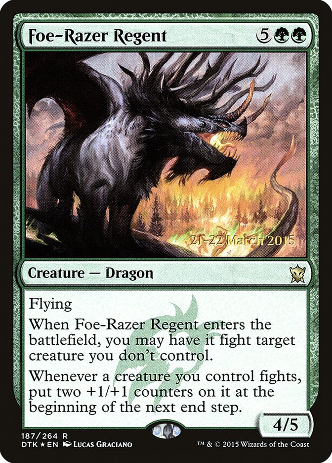 Foe-Razer Regent [Dragons of Tarkir Prerelease Promos] | Golgari Games