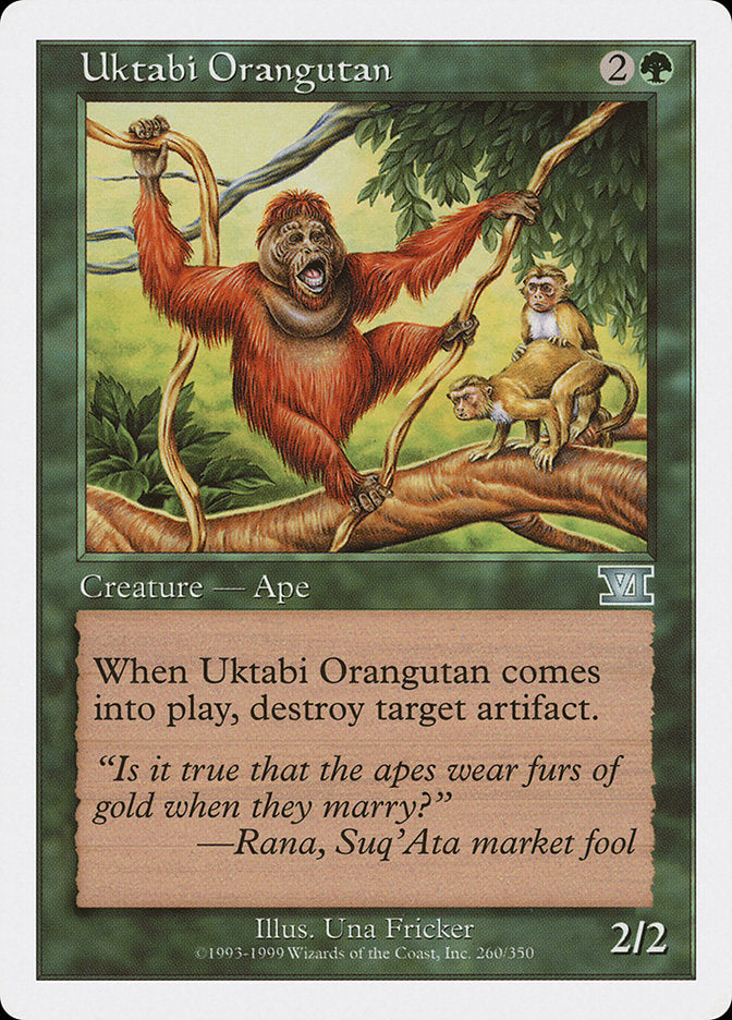 Uktabi Orangutan [Classic Sixth Edition] | Golgari Games