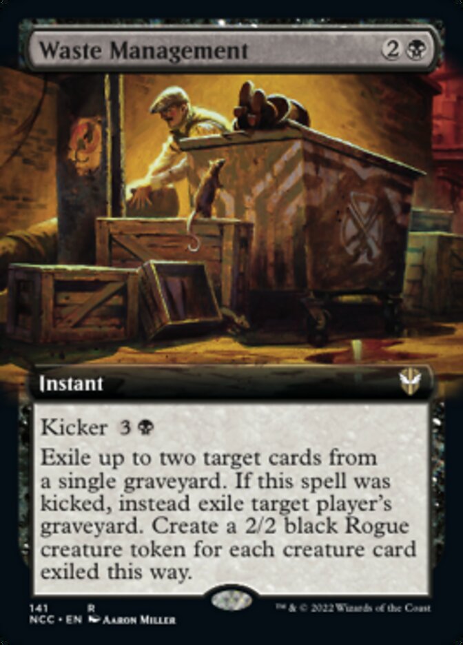 Waste Management (Extended Art) [Streets of New Capenna Commander] | Local Legends