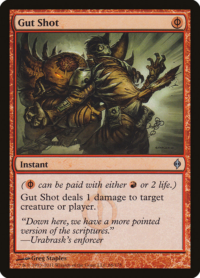 Gut Shot [New Phyrexia] | Local Legends