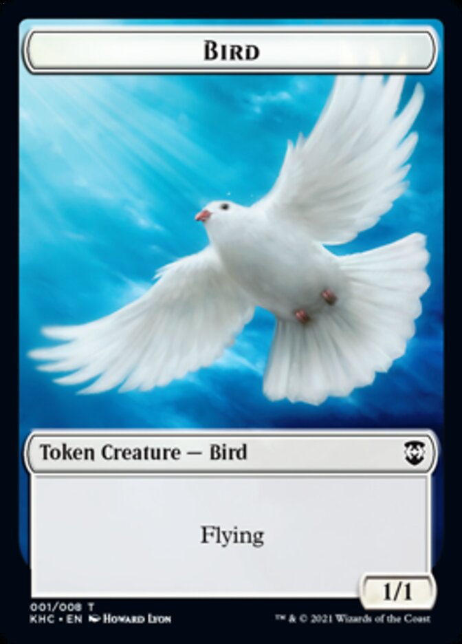 Bird Token [Kaldheim Commander Tokens] | Local Legends