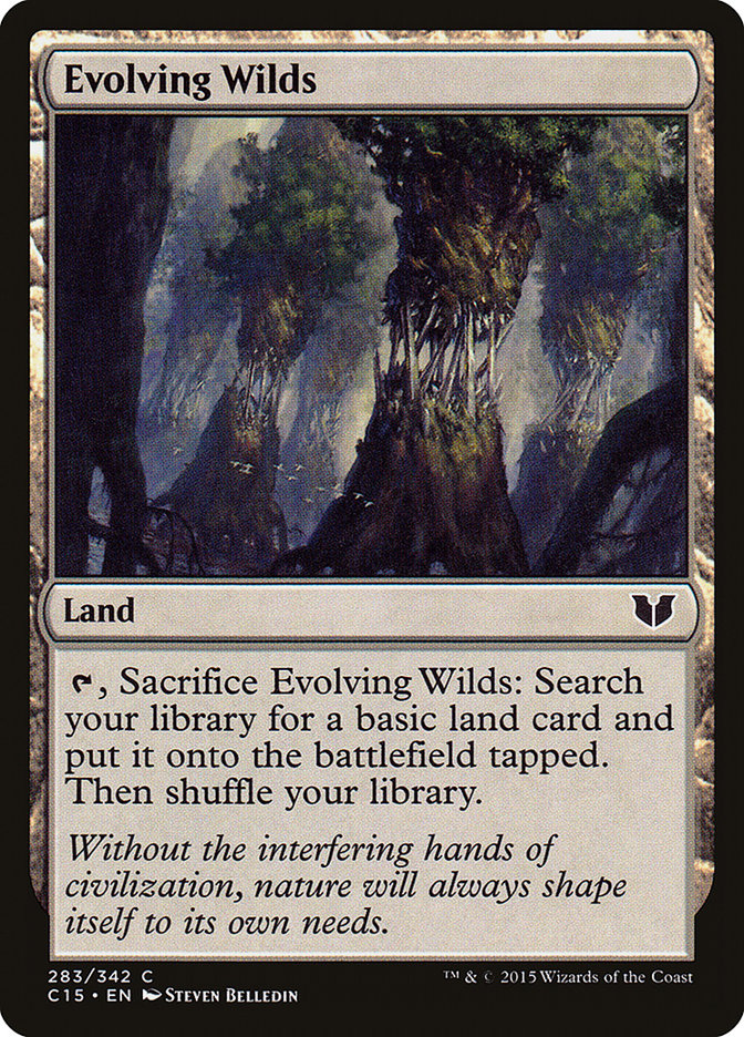 Evolving Wilds [Commander 2015] | Golgari Games