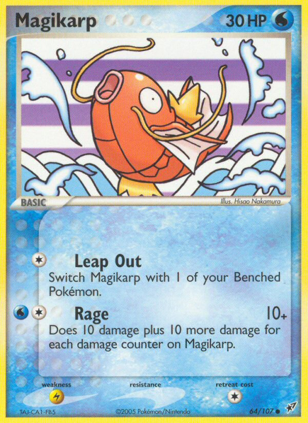 Magikarp (64/107) [EX: Deoxys] | Golgari Games