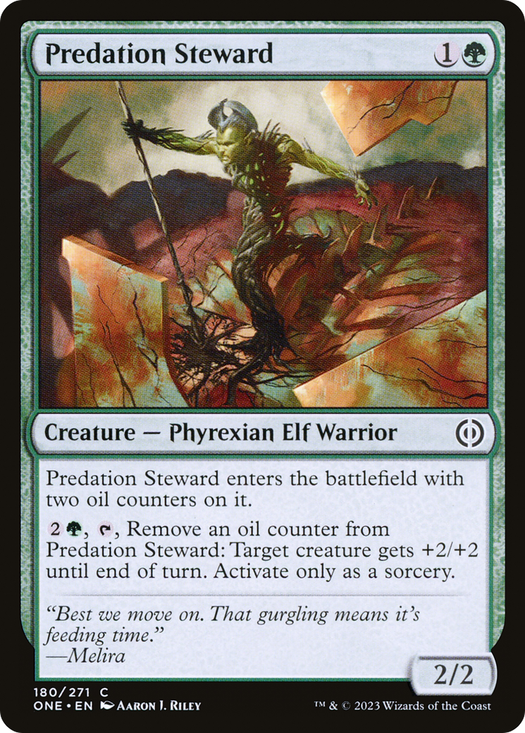 Predation Steward [Phyrexia: All Will Be One] | Golgari Games