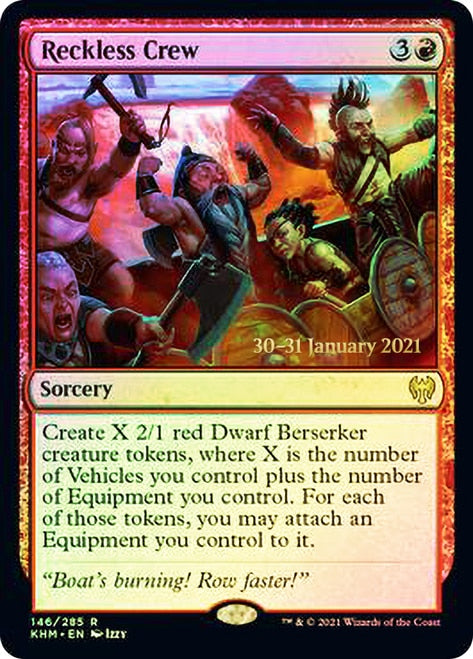 Reckless Crew [Kaldheim Prerelease Promos] | Local Legends