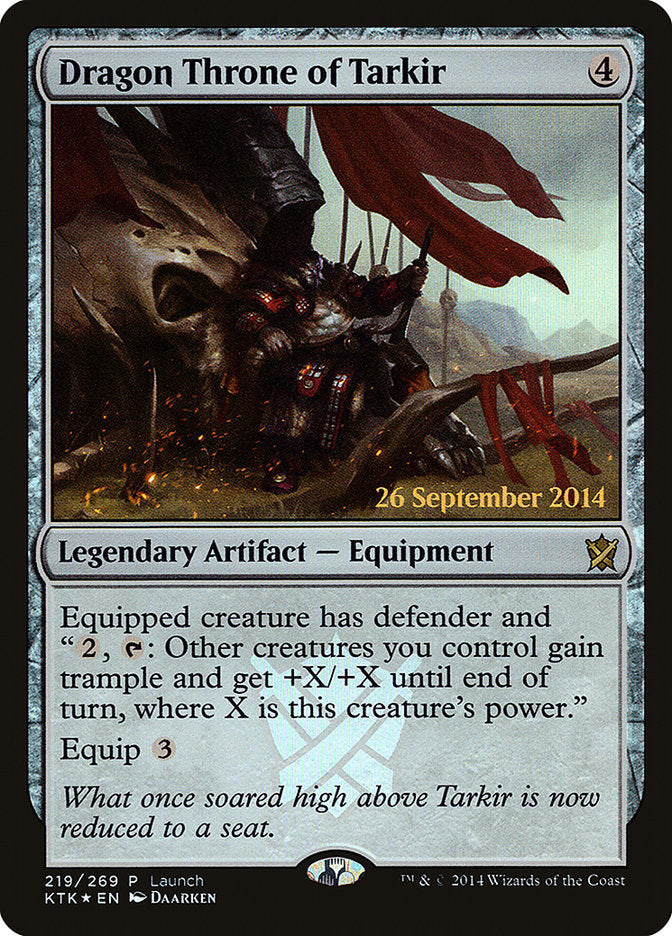 Dragon Throne of Tarkir (Launch) [Khans of Tarkir Prerelease Promos] | Golgari Games