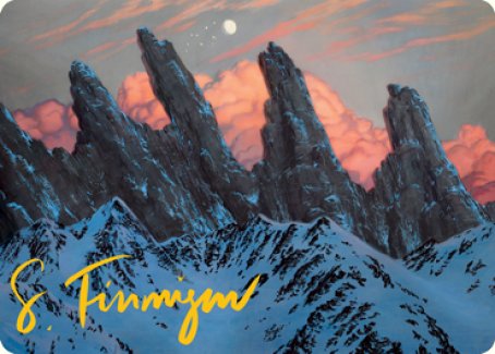 Mountain (275) Art Card (Gold-Stamped Signature) [Dungeons & Dragons: Adventures in the Forgotten Realms Art Series] | Local Legends
