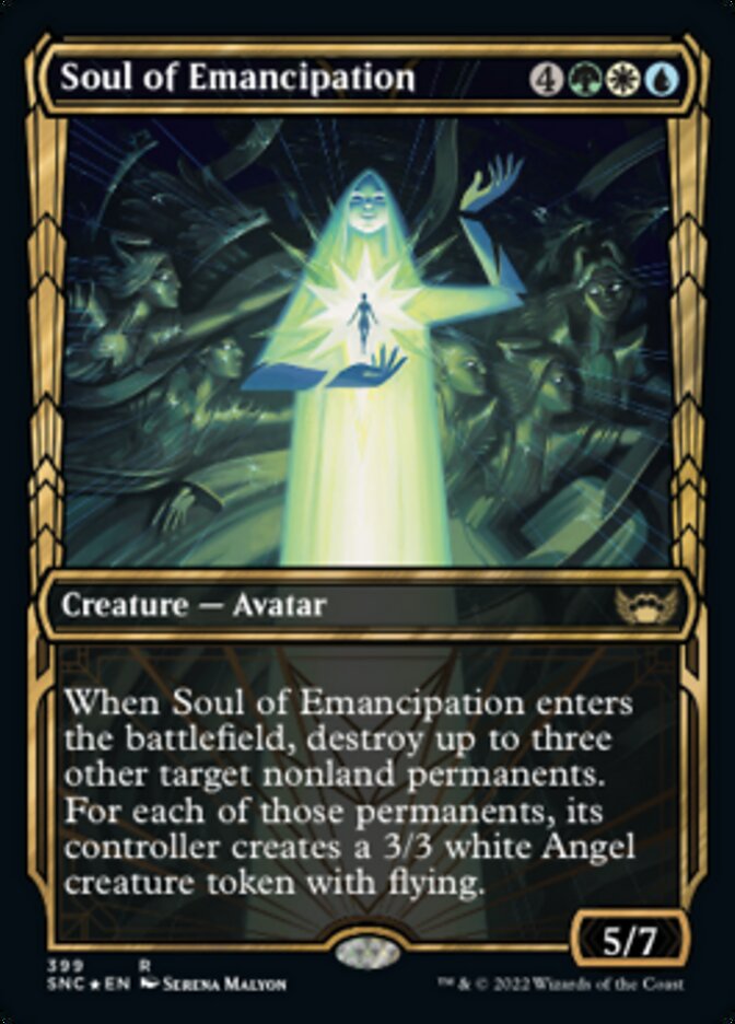 Soul of Emancipation (Showcase Golden Age Gilded Foil) [Streets of New Capenna] | Local Legends