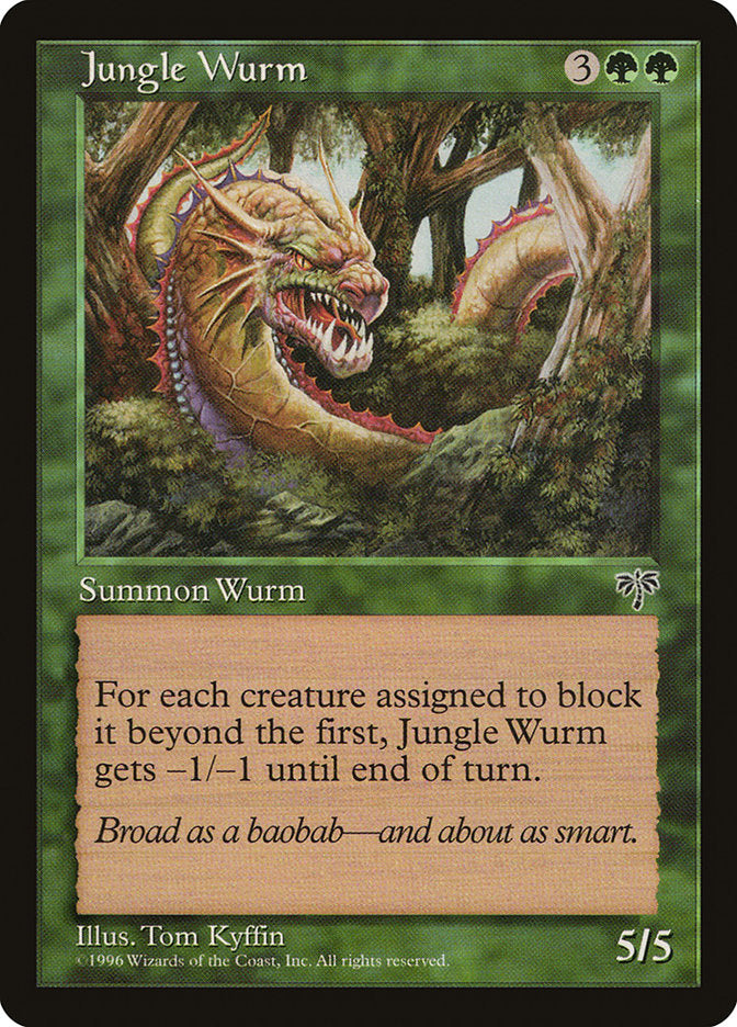 Jungle Wurm [Mirage] | Golgari Games