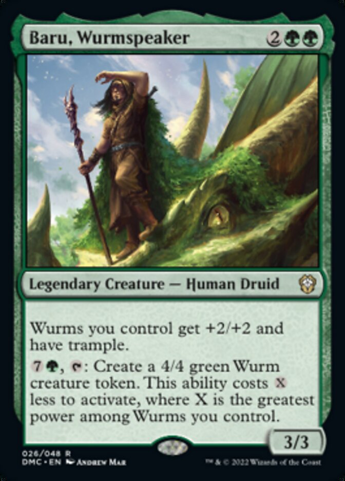 Baru, Wurmspeaker [Dominaria United Commander] | Golgari Games