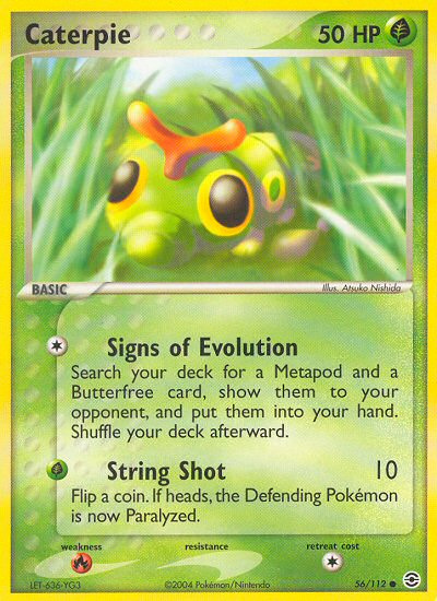 Caterpie (56/112) [EX: FireRed & LeafGreen] | Golgari Games